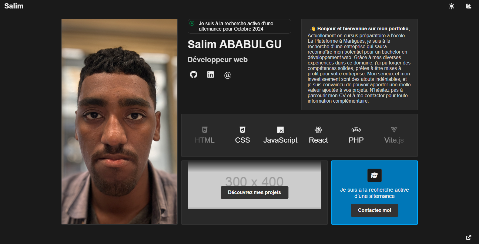 Project portfolio